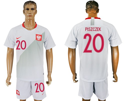 Poland #20 Piszczek Home Soccer Country Jersey